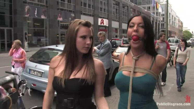 [PublicDisgrace] - BIG TITS IN EUROPE: Angelica Heart Public Humiliation - Angelica Heart - Zenza Raggi