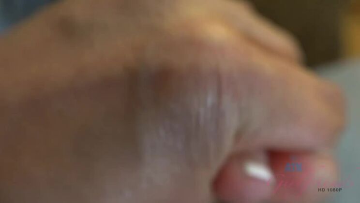 [ATKGirlfriends] - Brunette Babe Karmen Karma Gets Facialed in Vegas - Karmen Karma