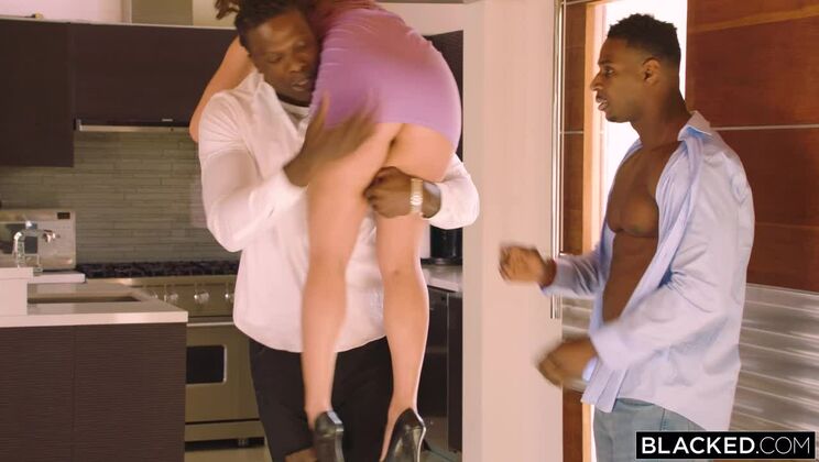 [BLACKED] - Lily Loves Threesomes, What If? - Lily Love - Jax Slayher - Louie Smalls