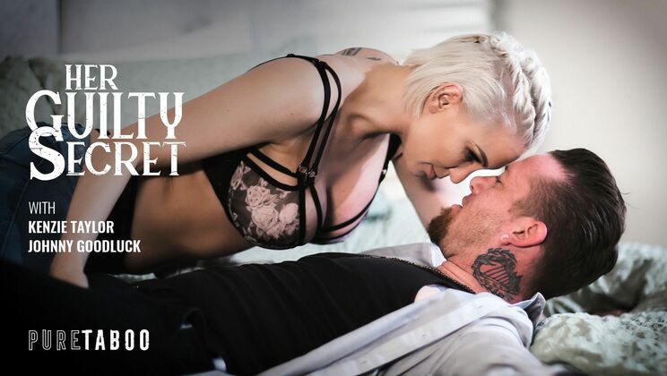 [PureTaboo] - Tattooed Blonde MILF's Naughty Surprise - Kenzie Taylor - Johnny Goodluck