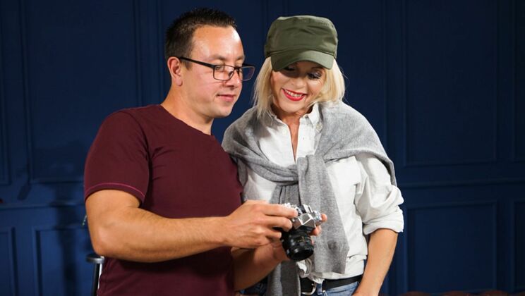 [LustyGrandmas] - Mature Mistress takes on Horny Newbie