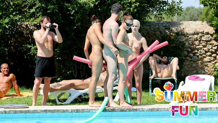 [SummerSinners] - Redhead Blanche Bradburry's Poolsidereesome - Chrissy Fox - Blanche Bradburry