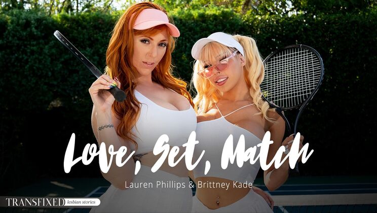 [Transfixed] - Blonde Bombshells on Set - Lauren Phillips - Brittney Kade