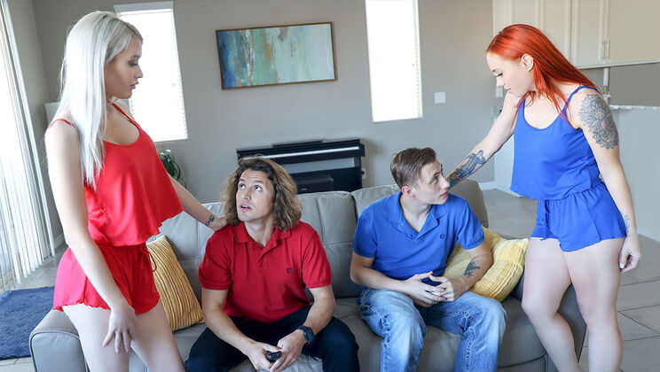 [MomSwap] - Redheads Wild, Inhibitions Off - Jay Romero - Katie Monroe - Cole Church - Nova Sky