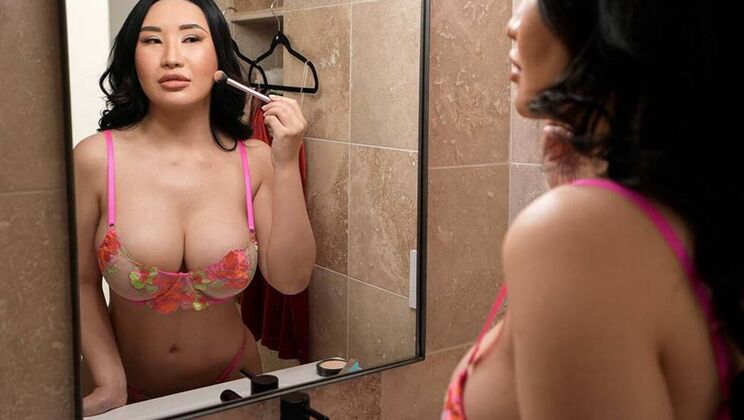 [MomIsHorny] - Horny Milf Stepmom Takes It Hard - Johnny Love - Suki Sin