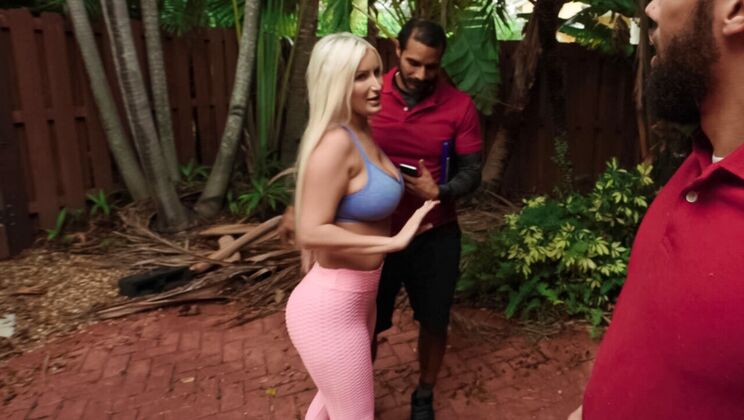 Busty Blonde MILF Cheats with Big Cock