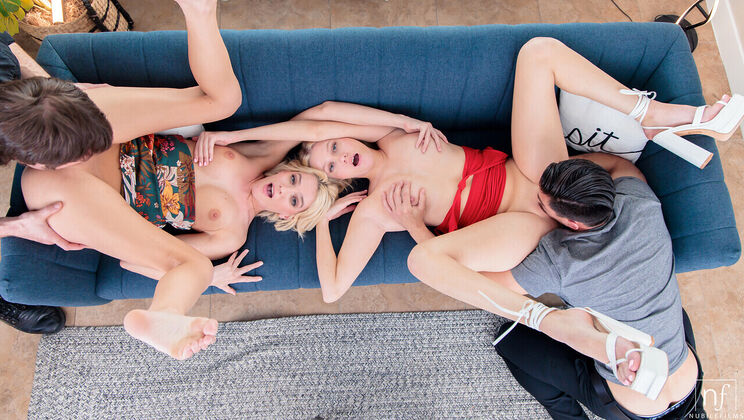 [NubileFilms] - Blonde Bombshells Swap Partners - Kenna James - Chad Alva - Skyler Storm - Tony Fontana