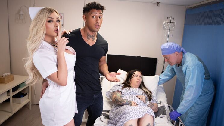 [TransAngels] - Big Tits Nurse Wants Your Cum - Kenzo Alvarez - Angellica Good