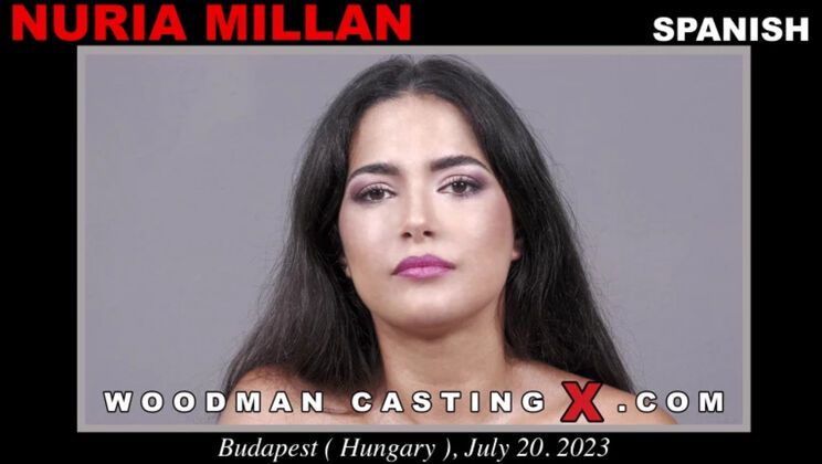 [WoodmanCasting] - Blonde Bombshell Blowjob featuring Nuria Millan