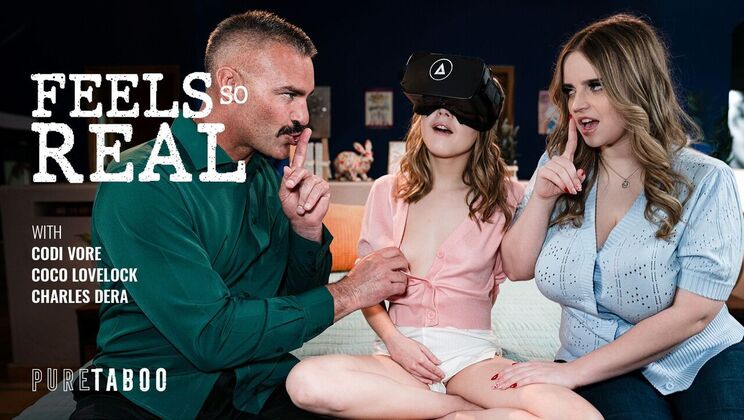 [PureTaboo] - Stepfamily Sex Frenzy - Charles Dera - Codi Vore - Coco Lovelock