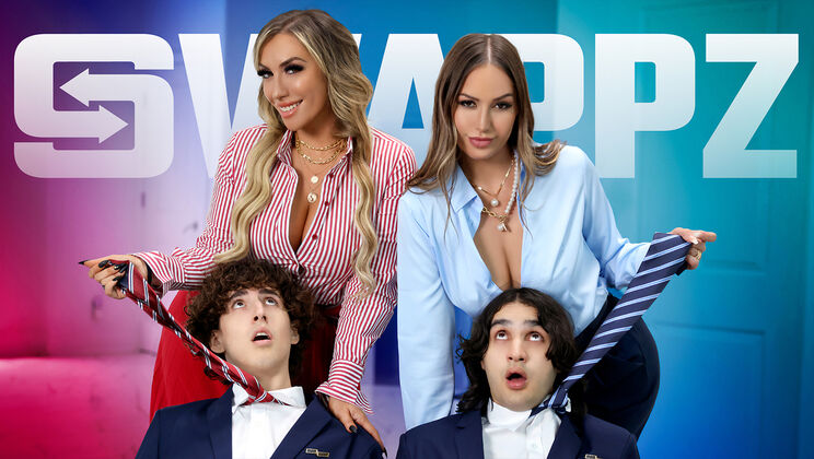 [MomSwap] - Latina Hotties Desiree & Mia Take the Plunge with Two Young Studs! - Desiree Dulce - Elias Cash - Mia James - Dylan Ledger