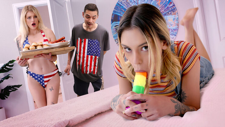 [AskYourMother] - Hottest Suckoff Contest with Juan, Hyley, and Dylan - Juan Loco - Hyley Winters - Dylan Moore