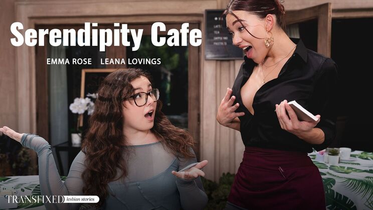 [Transfixed] - Big Tits Cafe: A Shemale Surprise - Emma Rose - Leana Lovings