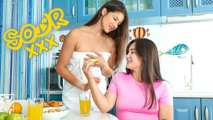 [ClubSweethearts] - Lesbian Teen Lips Taste Sweet - Kamilla C - Amelia Ost