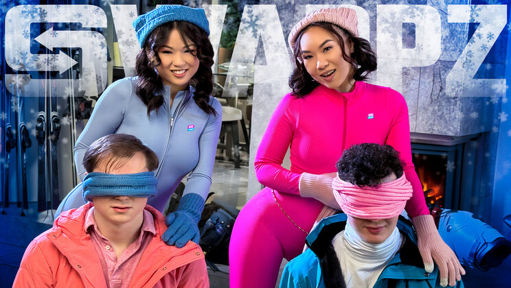[SisSwap] - Kimmy and Lulu's Snowy SexSwap Adventure - Lulu Chu - Kimmy Kimm - Anthony Pierce - Josh Rivers