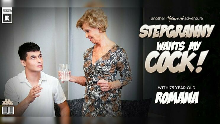[Mature.nl] - Young Stud Bruno Baxter Pounds Willing Step-Grandma Romana in Hot Czech Scene
