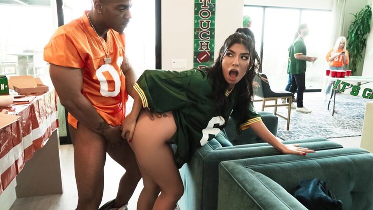 [RKPrime] - Jasmine Sherni’s Big Ass and Natural Tits in Hardcore Game Day Action - Mazee The Goat - Jasmine Sherni