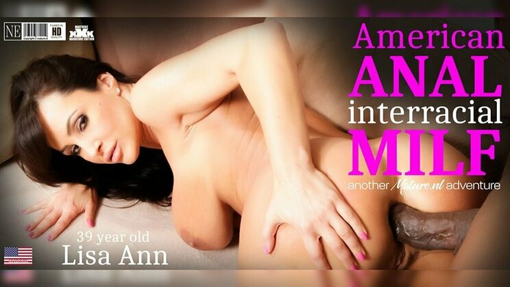 [Mature.nl] - MILF Lisa Ann gets destroyed by big black cock - anal interracial fuck