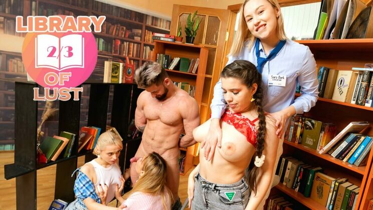 [ClubSweethearts] - Library of Lust 2/3 - Big Tits Blowjob & Cumshot with Molly Cute & Nice Viki - Sara Bork - Novella Night - Apollon Slea - Nice Viki - Molly Cute