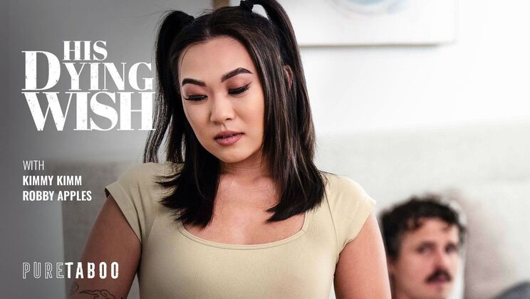 [PureTaboo] - Petite Brunette Kimmy Kimm Takes Deep Throat Cumshot - Kimmy Kimm - Robby Apples