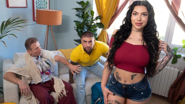 [FakeHostel] - Big Ass Sexy Nala Gets Pounded in Reverse Cowgirl - George Uhl - Nestor Zarc - Sexy Nala