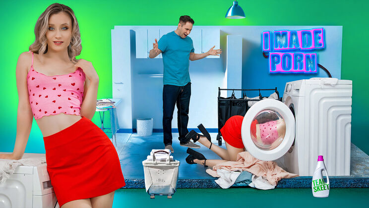 [IMadePorn] - Lily Blossom's Debut: Stuck and Fucked by Brad Knight - Brad Knight - Lily Blossom