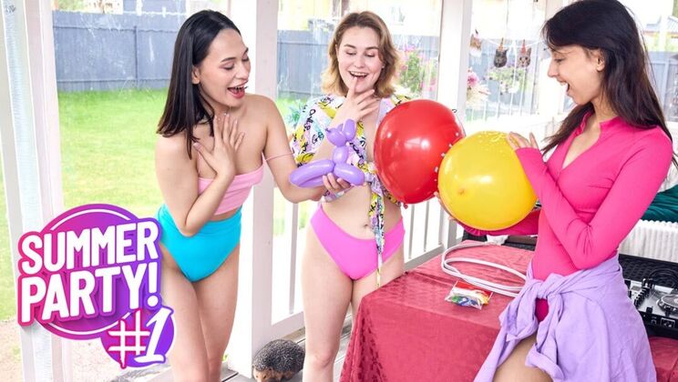 [ClubSweethearts] - Sexy Brunettes Masturbating at a Wild Party - Part 1 - Iris Murai - Roxy Muray - Ashly Rabbit