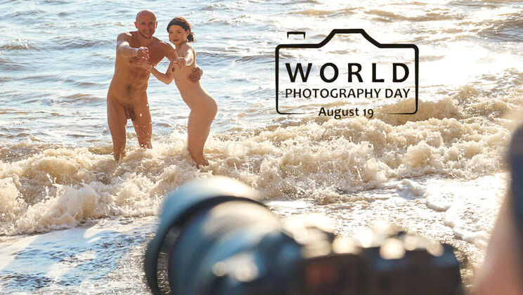 [ClubSweethearts] - World Photography Day Celebration with Brunette Babes and Cumshots - Virgin Butterfly - Aleks Sam - Amelia Ost