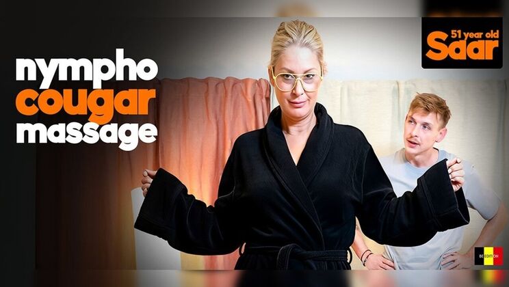 [Mature.nl] - Naughty MILF Saar enjoys wild massage with young stud