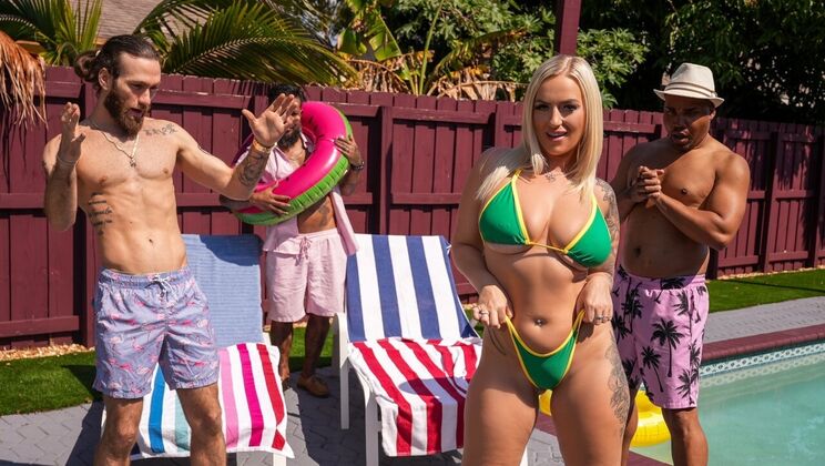 [Dad'sLovePorn] - Big Natural Tits Amateur Elana Bunnz Deepthroats In Bedroom - Elana Bunnz - Todd Jones