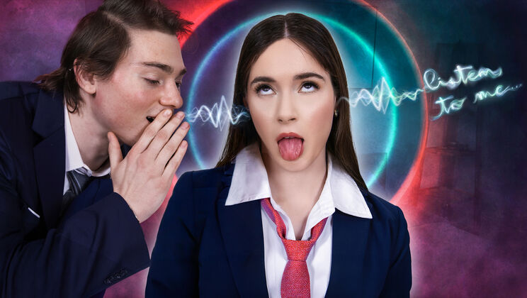 Brunette Stepsister Hazel Moore Takes Cum In Mouth